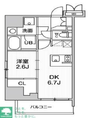 シーフォルム大井町IIの物件間取画像